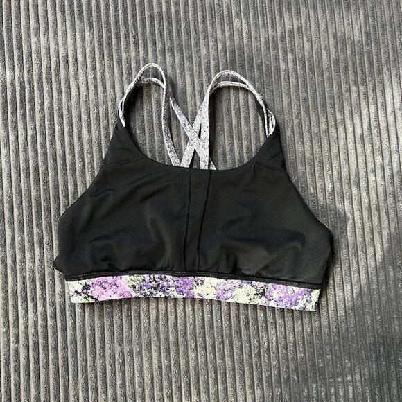 lululemon Energy Bra (Nulux) sz 6 Vivid Vision - Picture 8 of 9